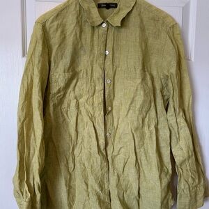 Tommy Bahama Light Green Linen Shirt